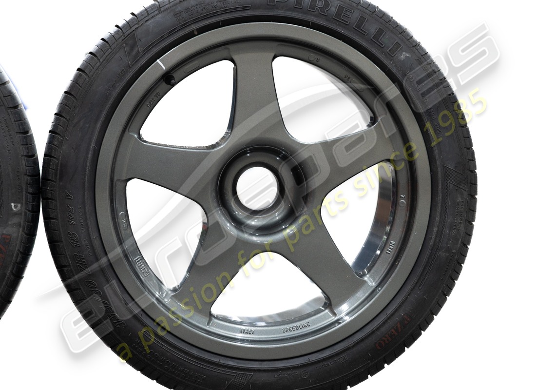 used ferrari speedline lm wheels set 18 inch. part number eap748269 (4)