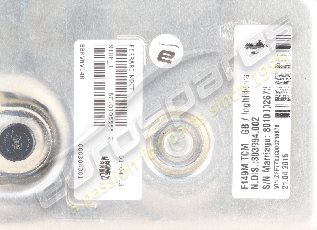 used ferrari dct ecu. part number 304001 (2)