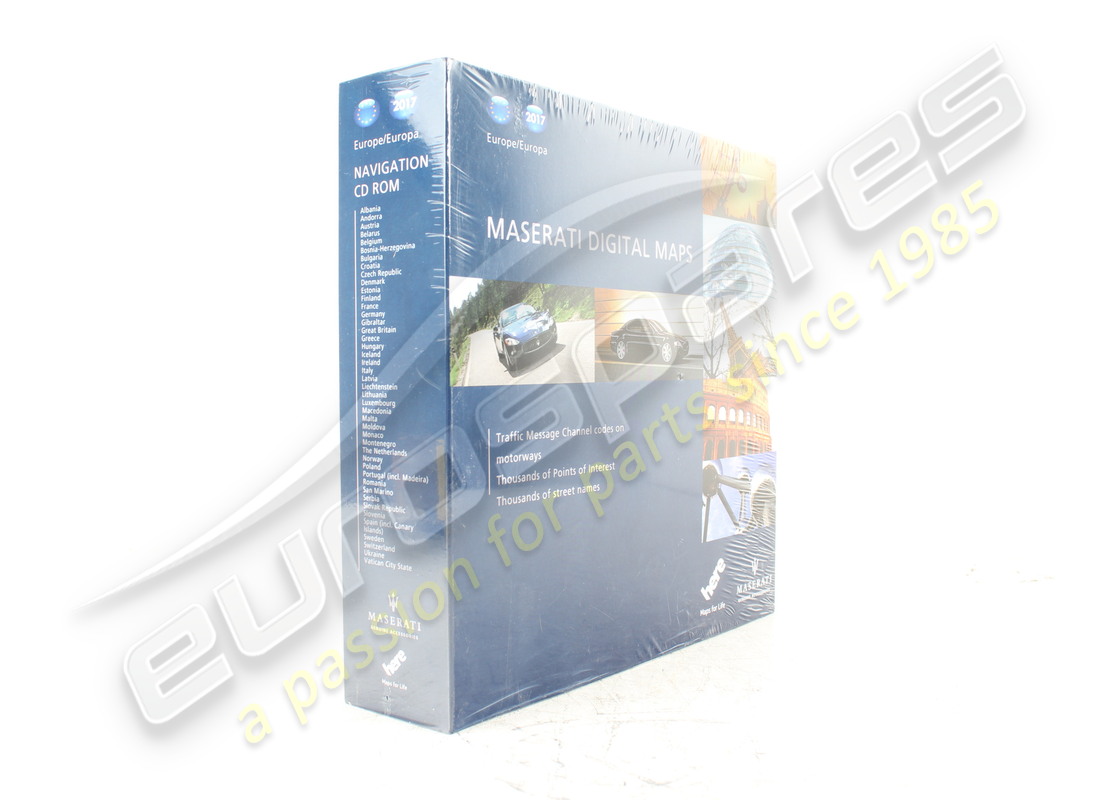 NEW MASERATI NAVIGATION MAP-EUROPE VERSIO. PART NUMBER 940000046 (2) new maserati navigation map-europe versio. part number 940000046 (2)