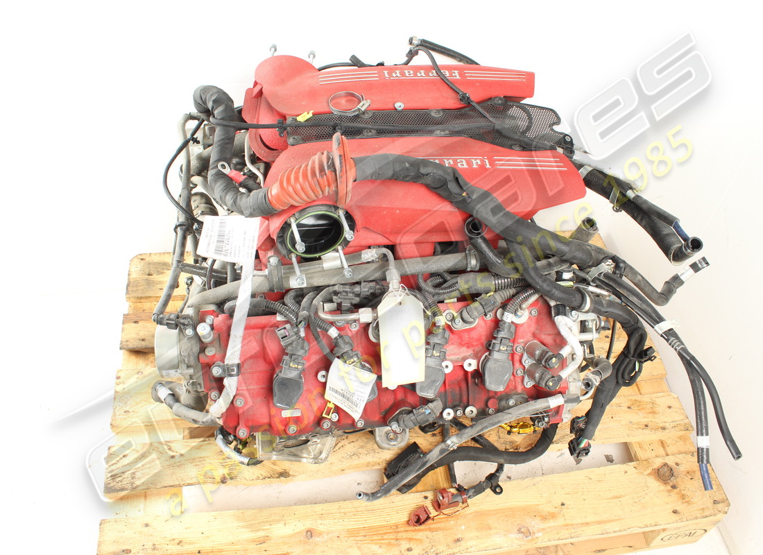 USED FERRARI 488 COMPLETE ENGINE. PART NUMBER 754023000 (5) used ferrari 488 complete engine. part number 754023000 (5)