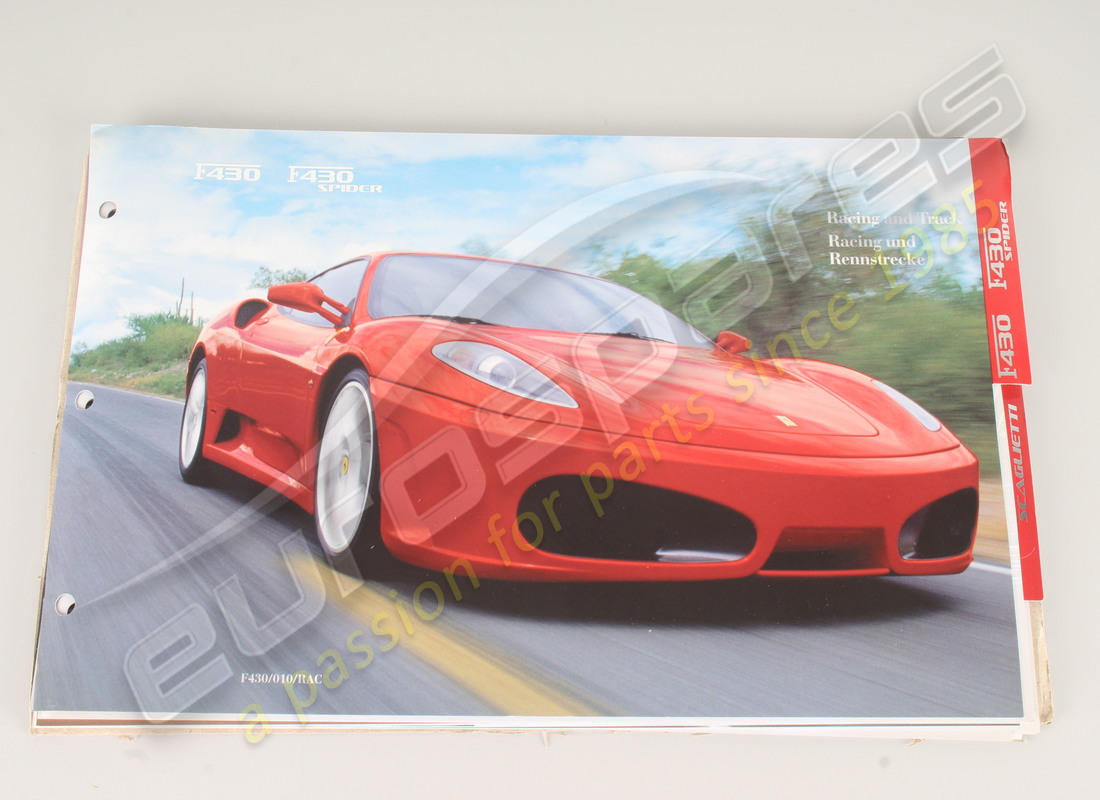 new ferrari agg.carr scaglietti i-f 9/05. part number 95990549 (1)