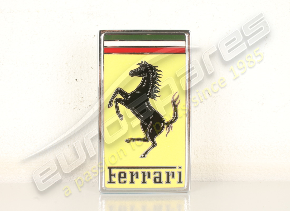 NEW FERRARI FRONT NOSE BADGE. PART NUMBER 986800 (2) new ferrari front nose badge. part number 986800 (2)