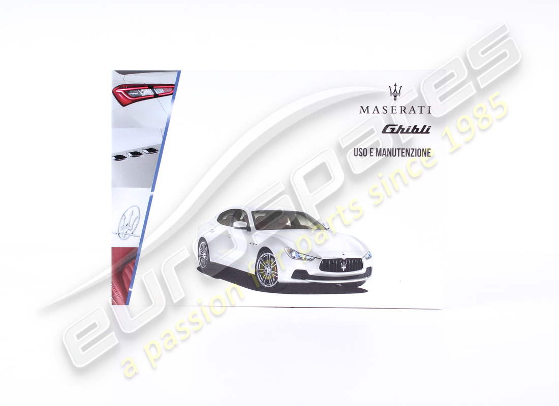 new maserati m157 owners guide eu ita.. part number 910041182 (1)