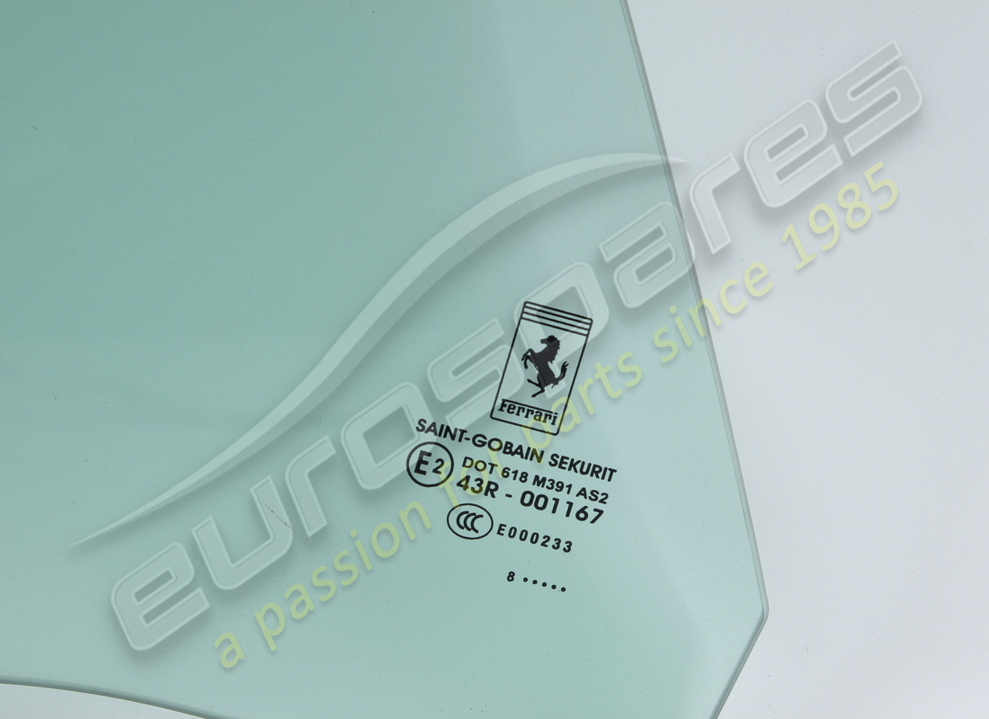 USED FERRARI COMPLETE LH REAR POWER WINDOW. PART NUMBER 786016 (2) used ferrari complete lh rear power window. part number 786016 (2)