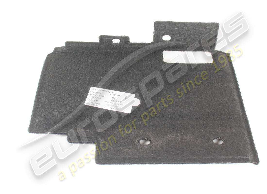 used ferrari rh roll bar trim panels. part number 86062000 (2)