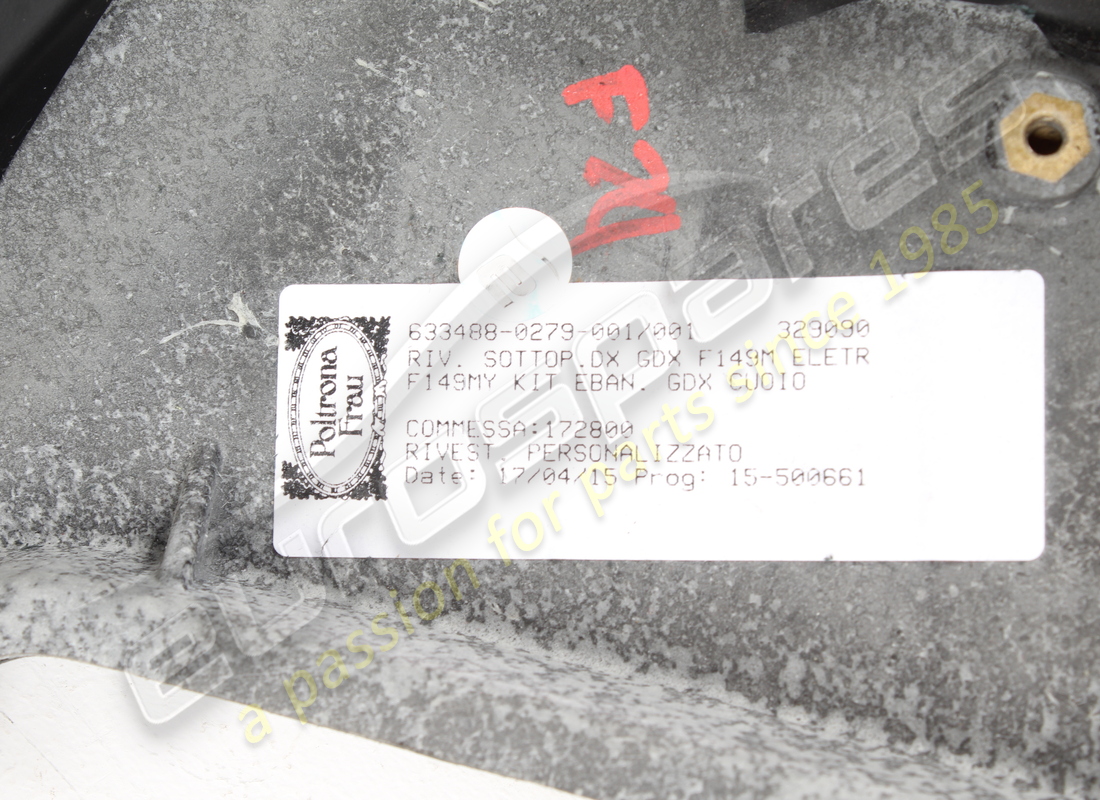 USED FERRARI DRIVER SIDE UNDERDASHBOARD T. PART NUMBER 87200600 (4) used ferrari driver side underdashboard t. part number 87200600 (4)