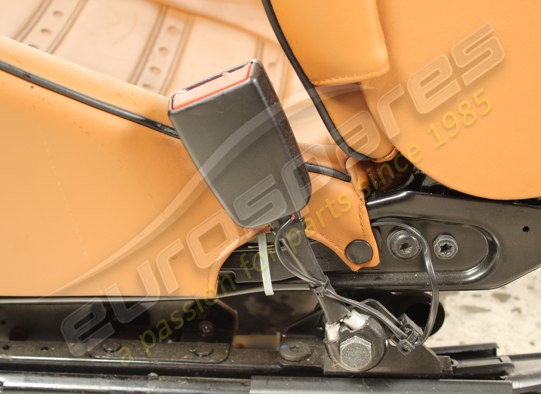 USED EUROSPARES COMPLETE FRONT & REAR SEET SET ( CUIOIO LEATHER WITH BLACK STITCHING ). PART NUMBER EAP1566195 (14) used eurospares complete front & rear seet set ( cuioio leather with black stitching ). part number eap1566195 (14)