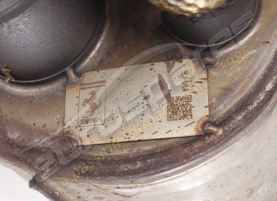 used ferrari rear rh silencer. part number 330051 (6)