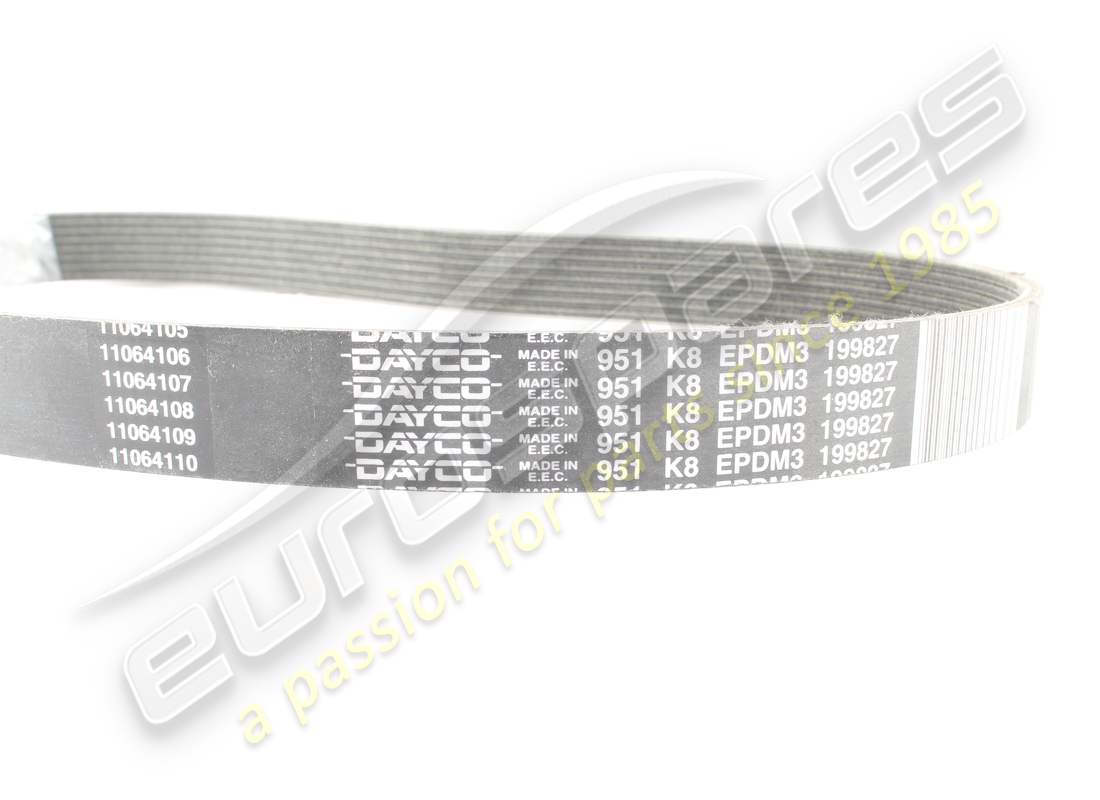NEW FERRARI BELT POLY-V K8. PART NUMBER 199827 (2) new ferrari belt poly-v k8. part number 199827 (2)