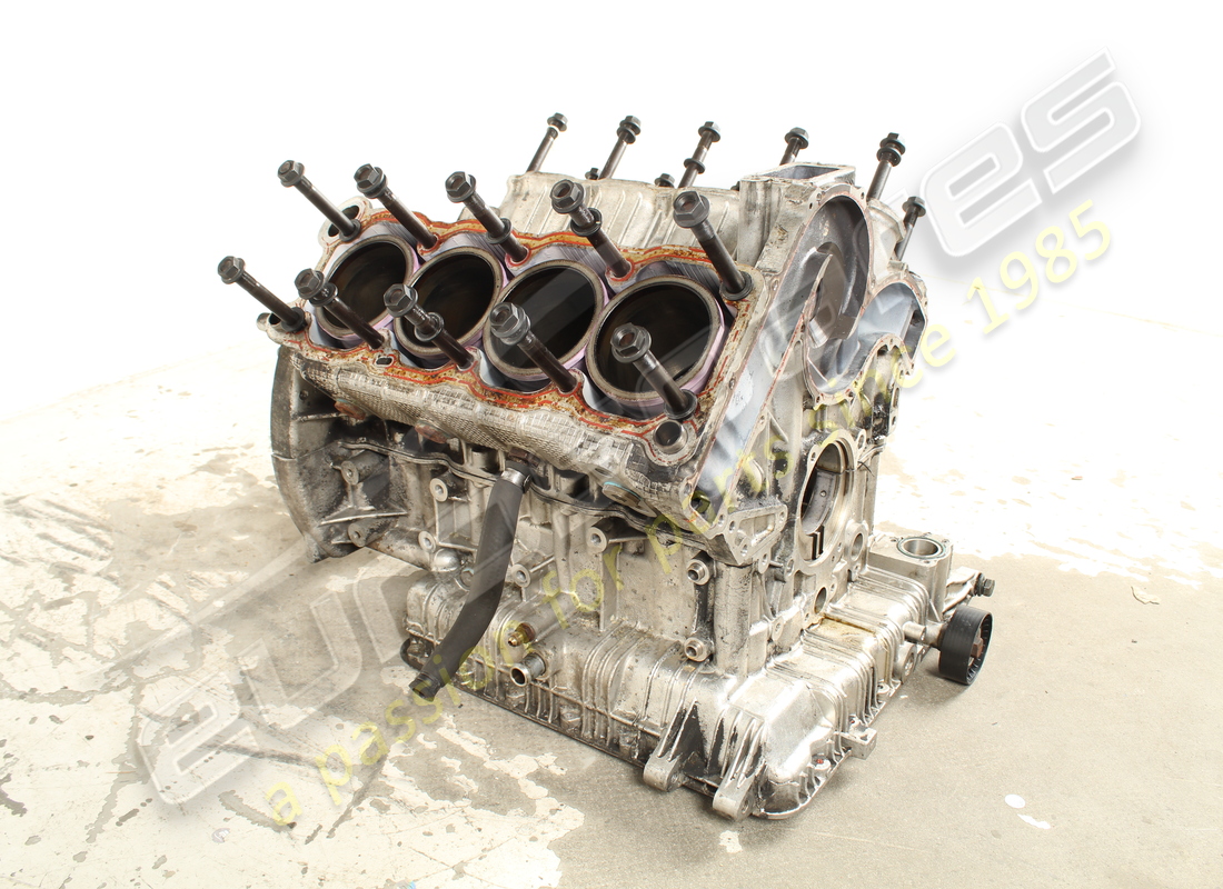 USED MASERATI 8 CYLINDER ASSEMBLED CRANKCASE. PART NUMBER 578942201 (2) used maserati 8 cylinder assembled crankcase. part number 578942201 (2)