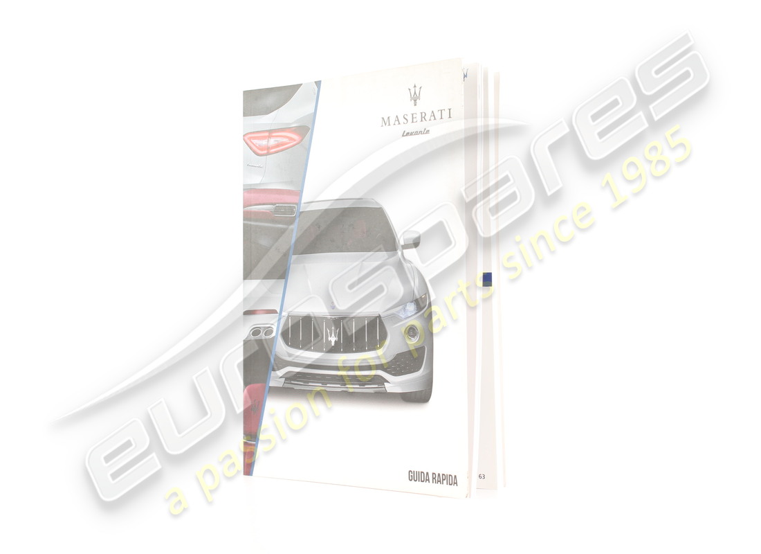 NEW MASERATI CAR QUICK REFERENCE GUIDE IT. PART NUMBER 910041063 (1) new maserati car quick reference guide it. part number 910041063 (1)