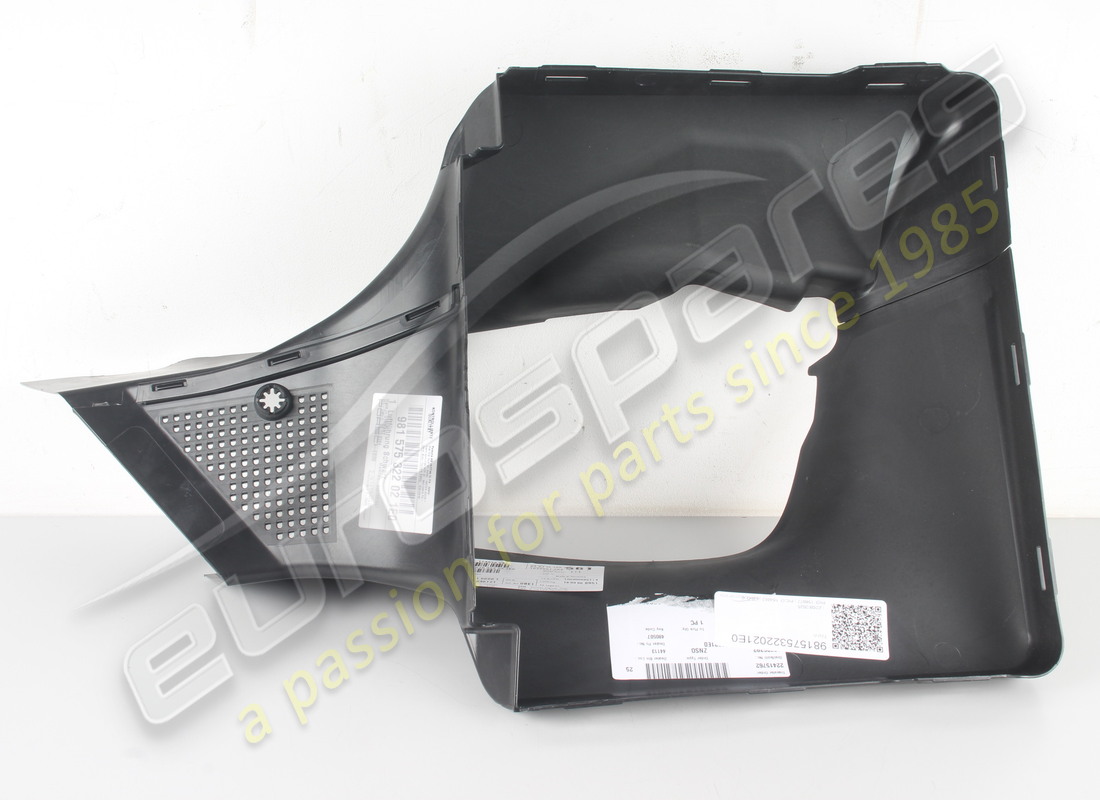 NEW PORSCHE AIR DUCT RIGHT SIDE (PR:009,250, -153) BLACK. PART NUMBER 981575322021E0 (1) new porsche air duct right side (pr:009,250, -153) black. part number 981575322021e0 (1)