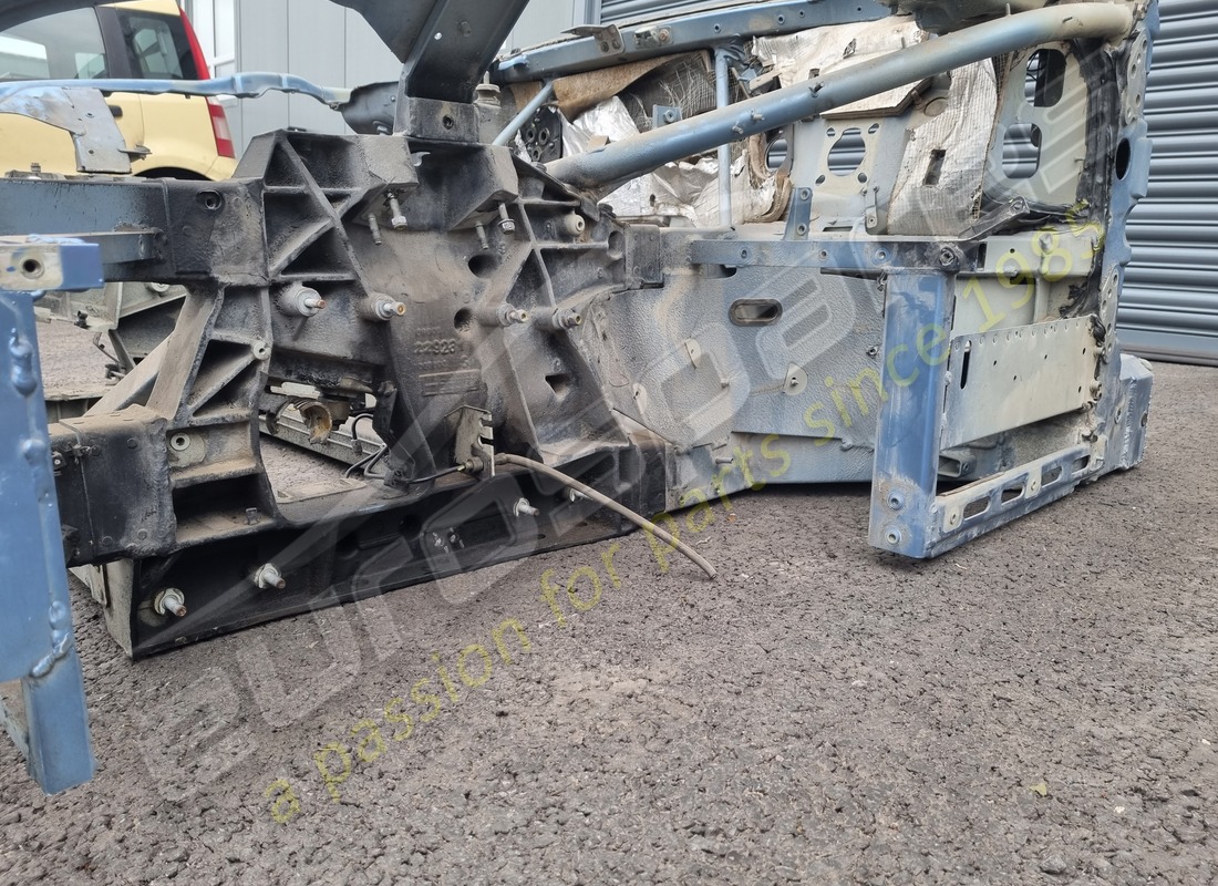 USED EUROSPARES FERRARI 599 FRONT CHASSIS WITH LHD BULKHEAD. PART NUMBER EAP1390096 (6) used eurospares ferrari 599 front chassis with lhd bulkhead. part number eap1390096 (6)