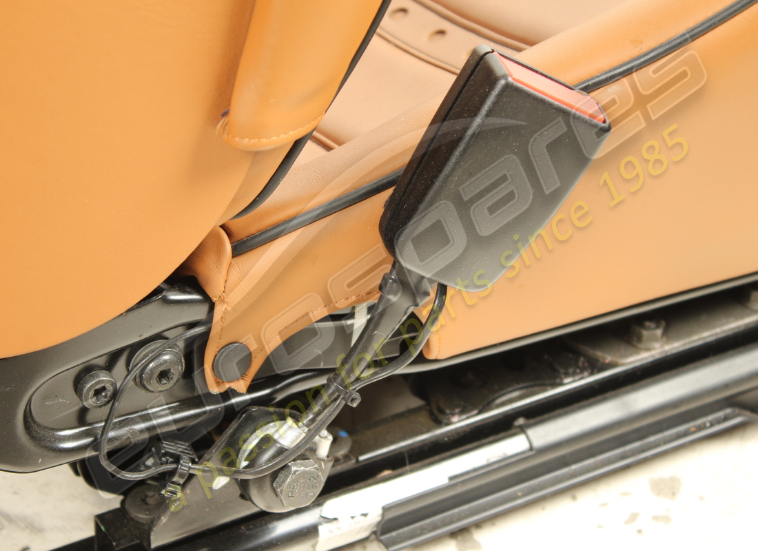 USED EUROSPARES COMPLETE FRONT & REAR SEET SET ( CUIOIO LEATHER WITH BLACK STITCHING ). PART NUMBER EAP1566195 (15) used eurospares complete front & rear seet set ( cuioio leather with black stitching ). part number eap1566195 (15)