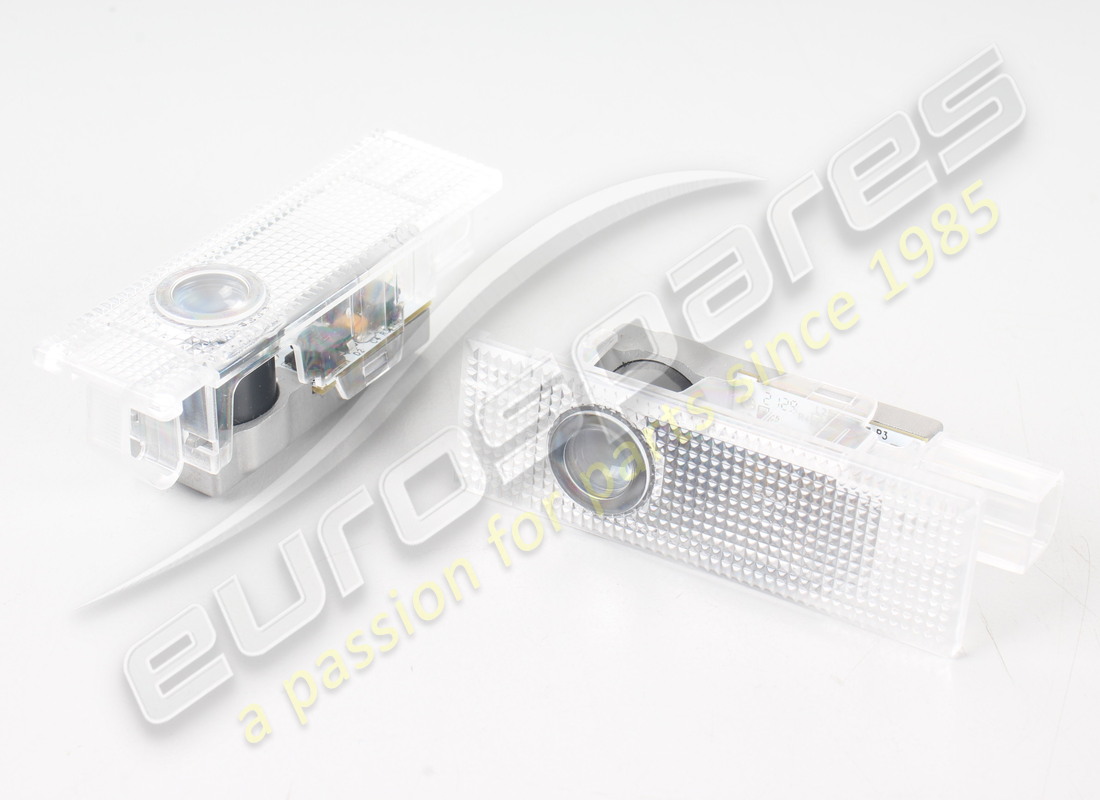 NEW MASERATI COURTESY LIGHTS WITH LOGO KIT. PART NUMBER 940001321 (2) new maserati courtesy lights with logo kit. part number 940001321 (2)