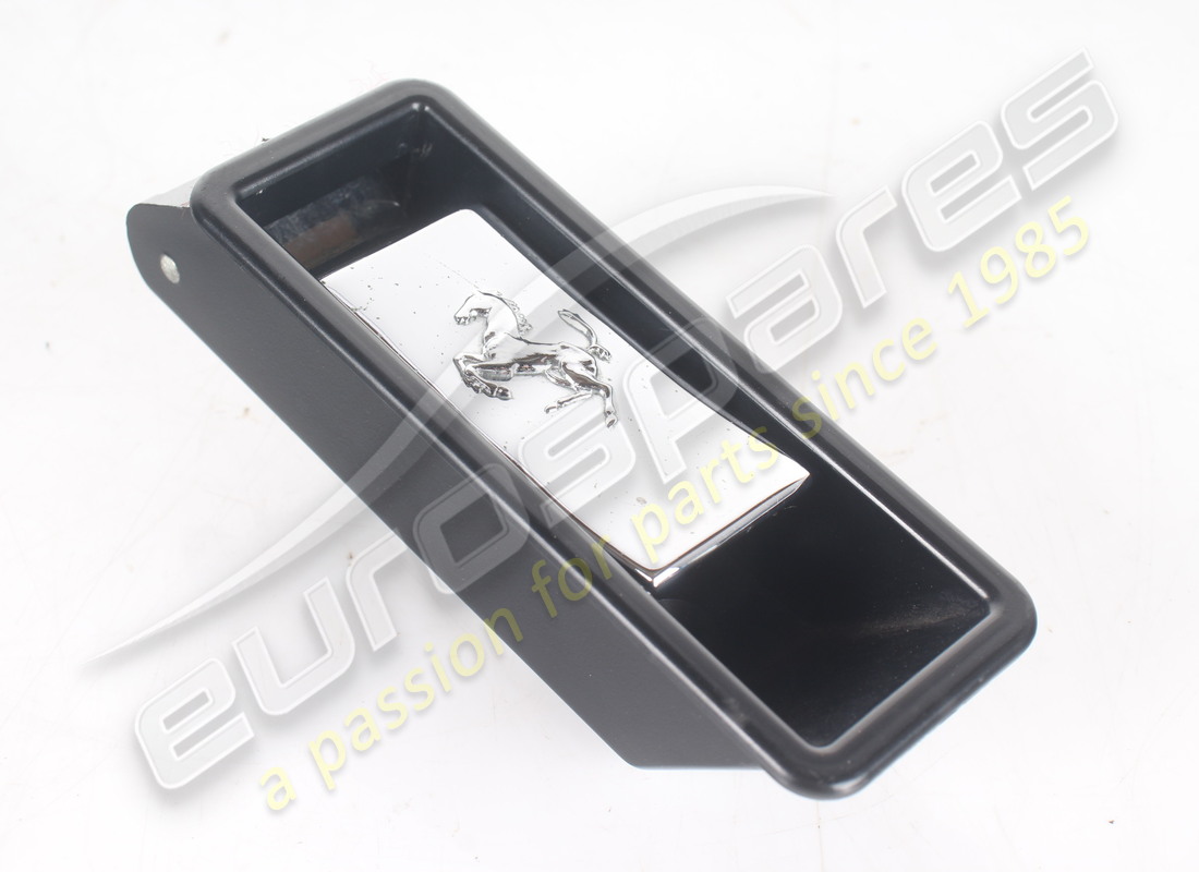 USED Ferrari INTERNAL BOOT RELEASE HANDLE (EMBOSSED HORSE MOTIF) . PART NUMBER 63011800 (1)