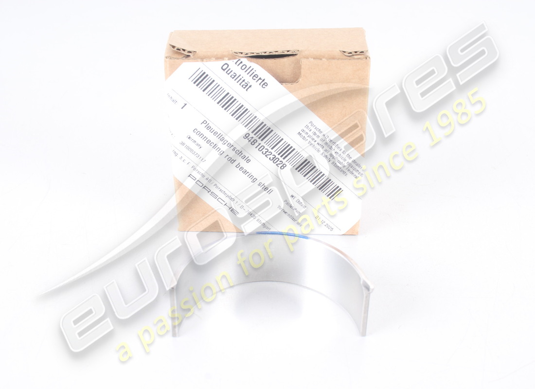 NEW PORSCHE CONNECTING ROD BEARING SHELL. PART NUMBER 94810323028 (1) new porsche connecting rod bearing shell. part number 94810323028 (1)
