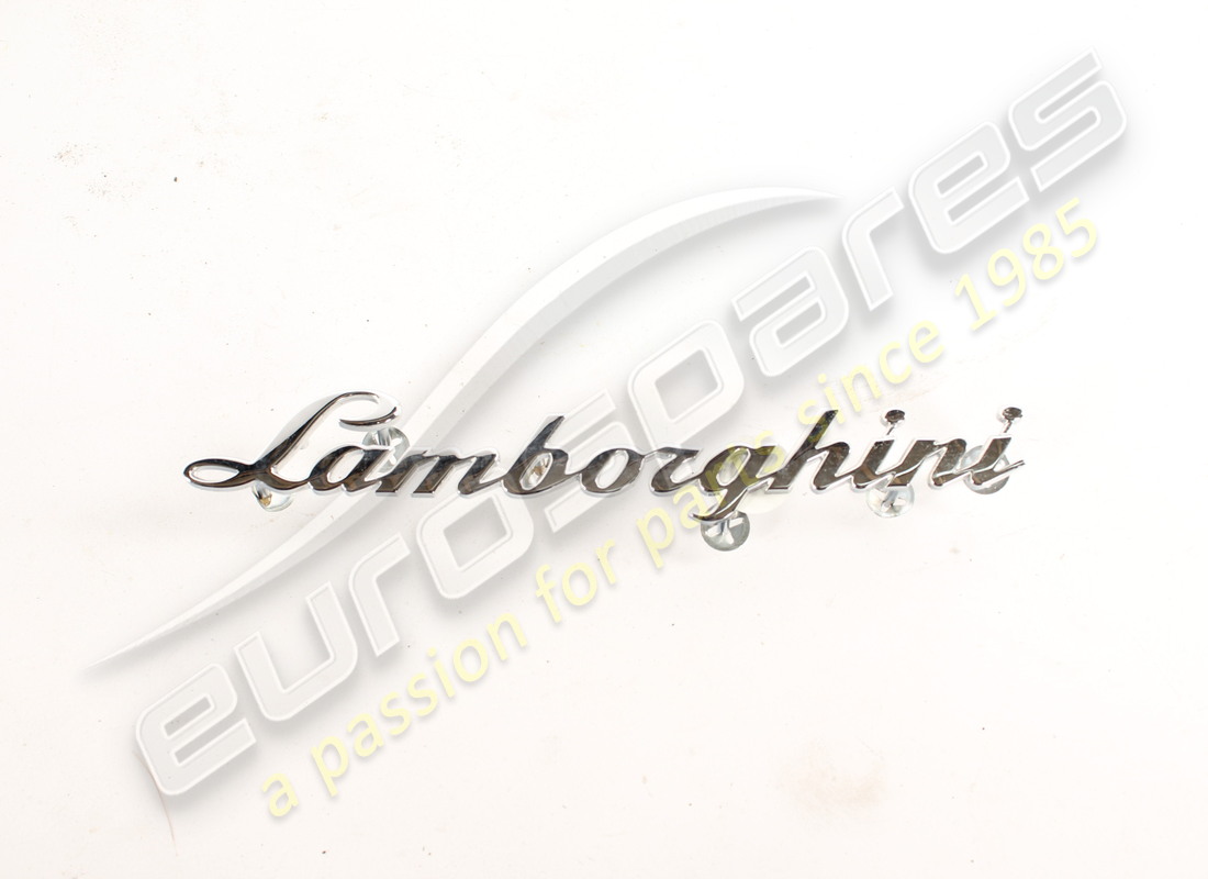 USED LAMBORGHINI NAMEPLATE. PART NUMBER 4ML853886 (2) used lamborghini nameplate. part number 4ml853886 (2)