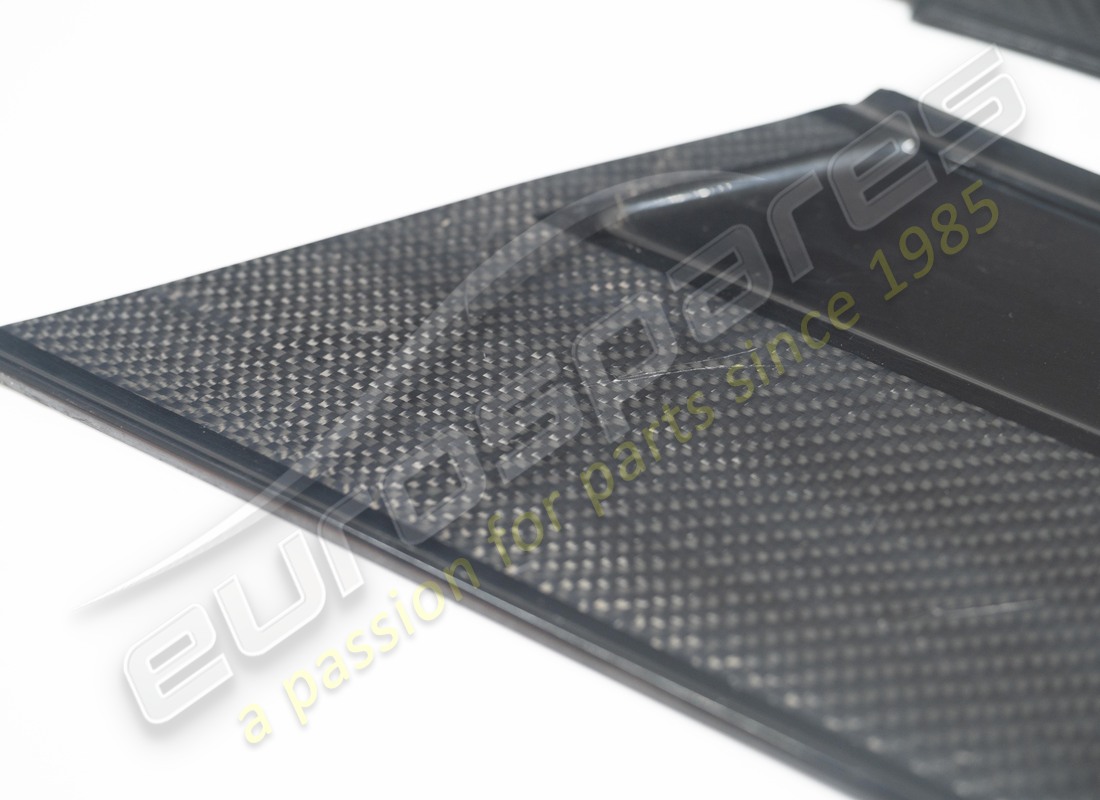 USED EUROSPARES CARBON KICK PLATE (PAIR). PART NUMBER 65619010 (3) used eurospares carbon kick plate (pair). part number 65619010 (3)
