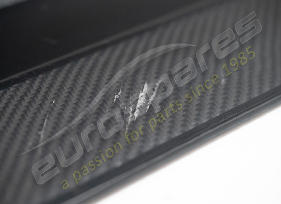 USED EUROSPARES CARBON KICK PLATE (PAIR). PART NUMBER 65619010 (2) used eurospares carbon kick plate (pair). part number 65619010 (2)