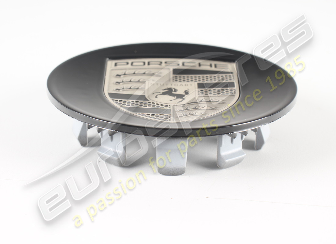 NEW PORSCHE HUB CAP BLACK. PART NUMBER 9P1601147L041 (2) new porsche hub cap black. part number 9p1601147l041 (2)