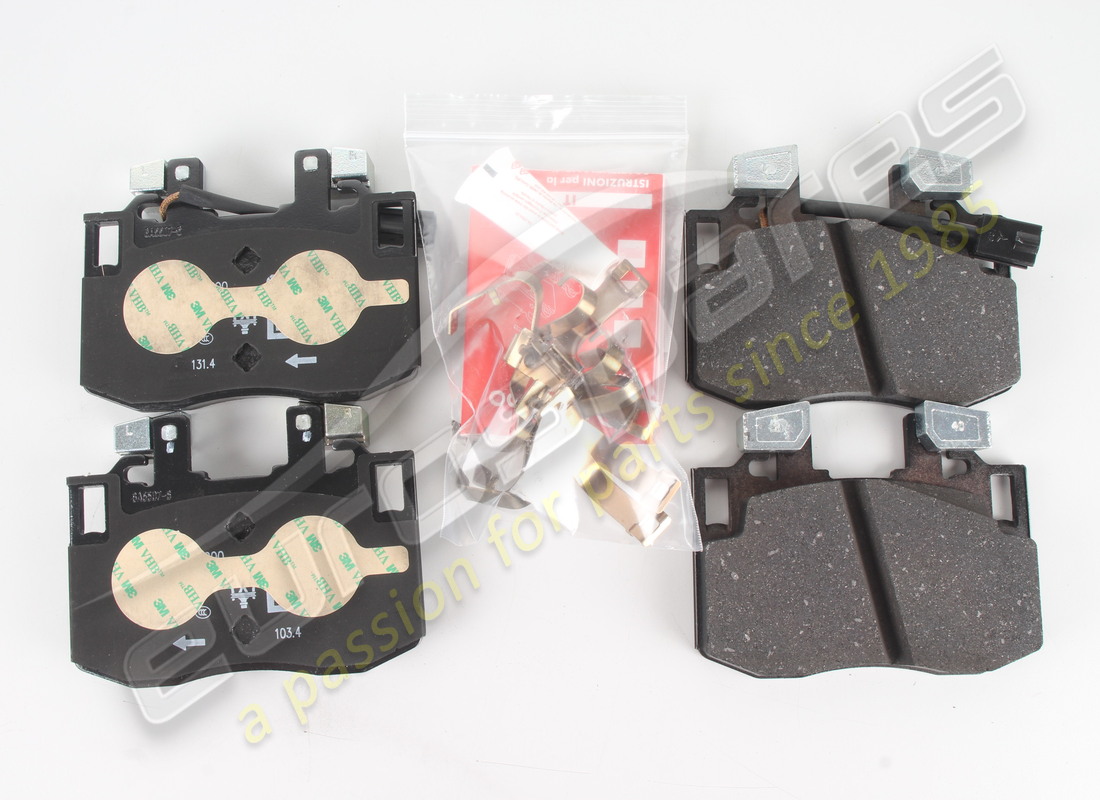 NEW MASERATI FRONT BRAKE PADS. PART NUMBER 673016578 (1) new maserati front brake pads. part number 673016578 (1)