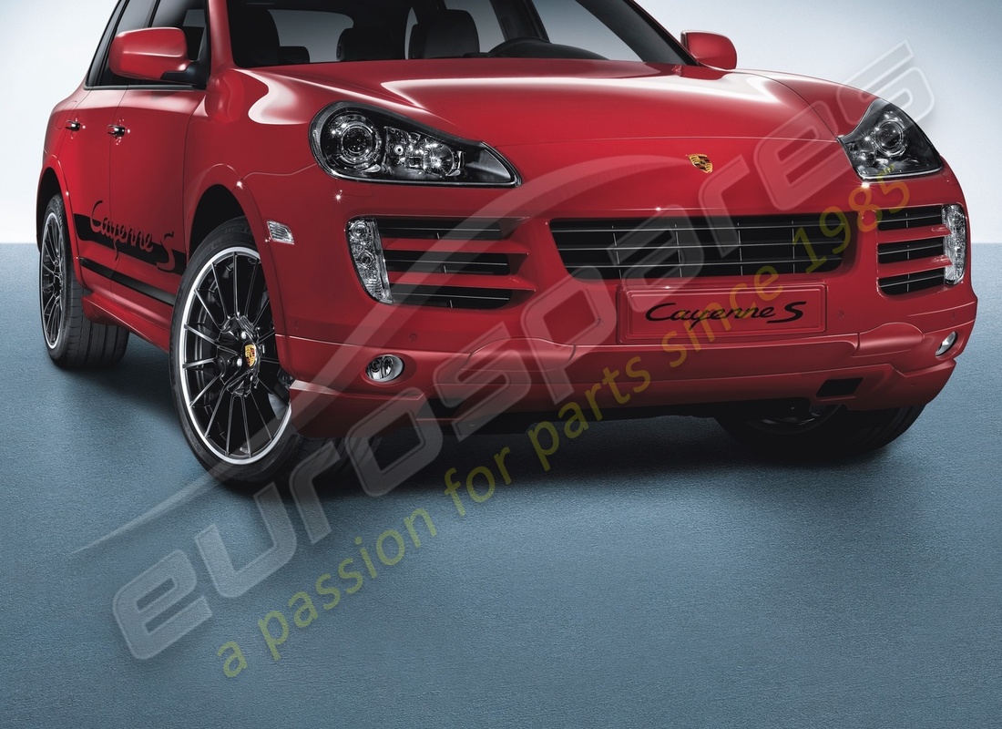 new porsche bi-xenon headlights (black). part number 95504490310 (2)