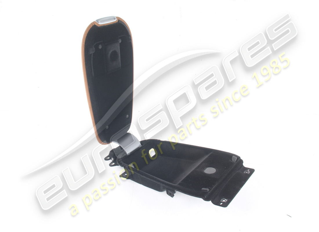USED EUROSPARES REAR UNIT TRAY WITH COMPARTMENT DOOR IN ALCANTARA (COLOUR CUOIO). PART NUMBER EAP1723567 (4) used eurospares rear unit tray with compartment door in alcantara (colour cuoio). part number eap1723567 (4)