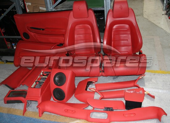 used ferrari complete interior, electric seats, door panels & trims part number f430spiderint