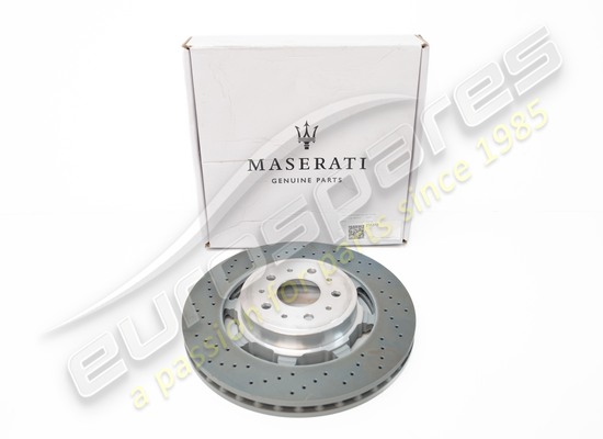 new maserati front brake disc (drilled) part number 235318