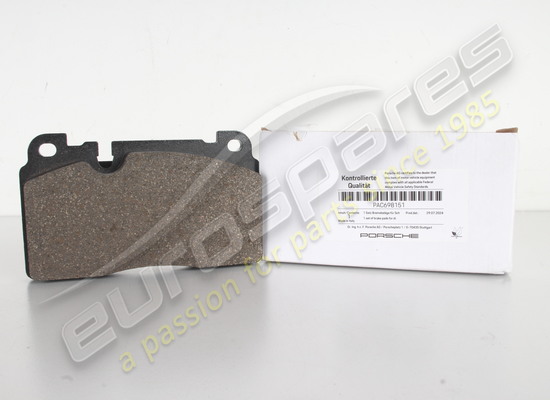 new porsche 1 set of brake pads for brake disc part number pac698151