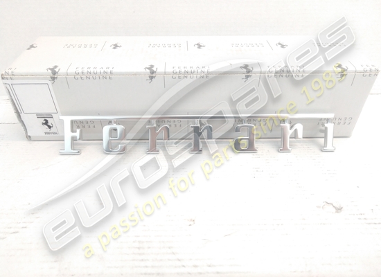 new ferrari initials script (3 pin) part number 63482200