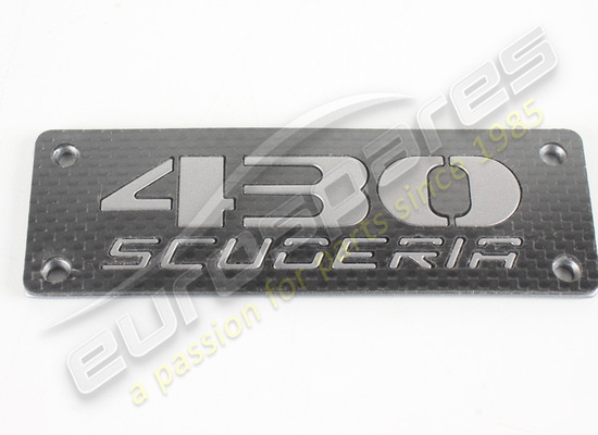 new ferrari targhetta 430 scuderia complete part number 80674800