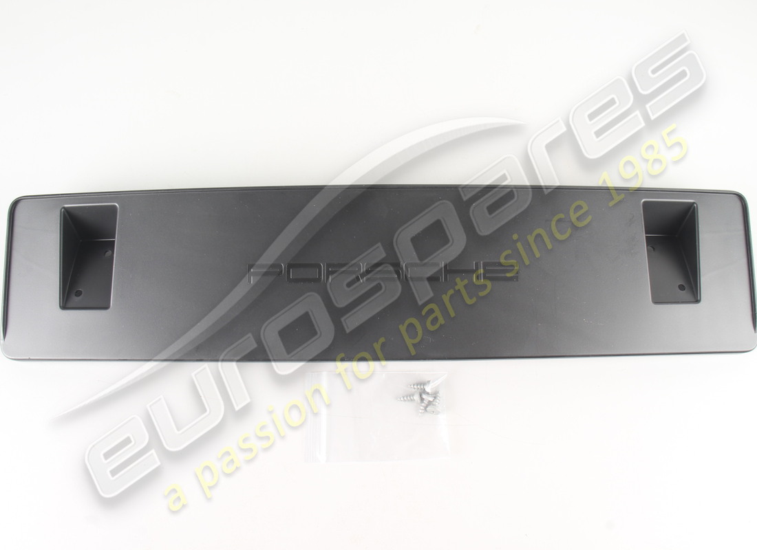 NEW PORSCHE LICENCE PLATE HOLDER BLACK. PART NUMBER 95B807287AG1E0 (1) new porsche licence plate holder black. part number 95b807287ag1e0 (1)