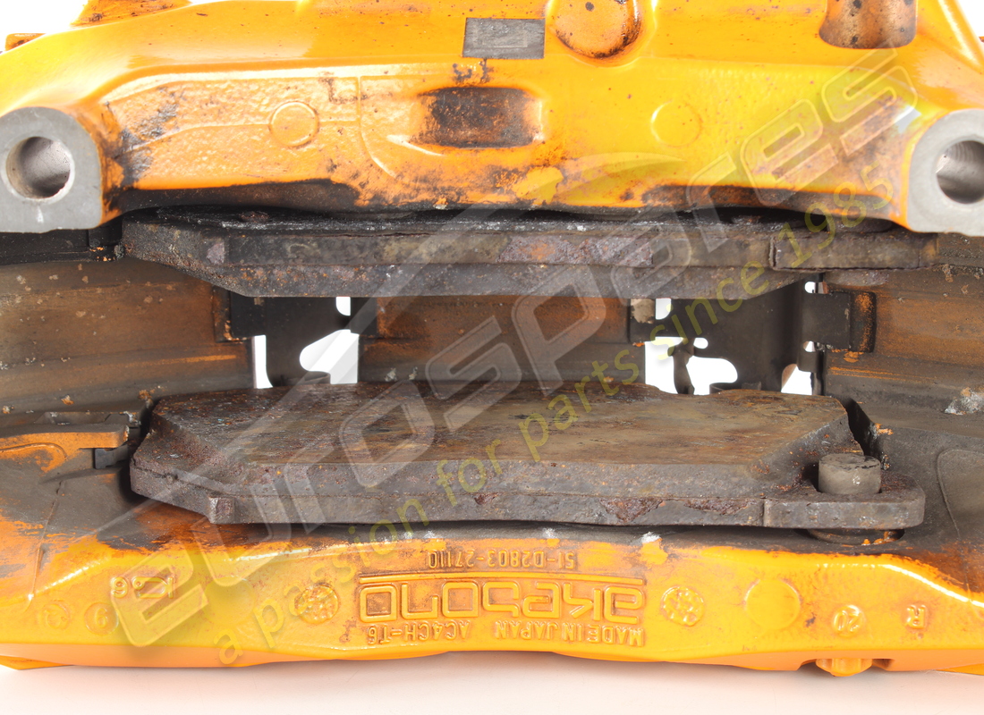 used lamborghini brake caliper 21 ceramic 10k. part number 4m0615106km (6)