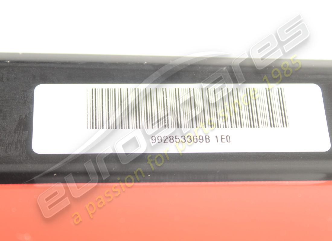NEW PORSCHE SCUFF PLATE - SILL PANEL LEFT - ALUMINIUM-BRUSHED (PR-A8C,1X1, 7M9) BLACK. PART NUMBER 992853369B1E0 (5) new porsche scuff plate - sill panel left - aluminium-brushed (pr-a8c,1x1, 7m9) black. part number 992853369b1e0 (5)