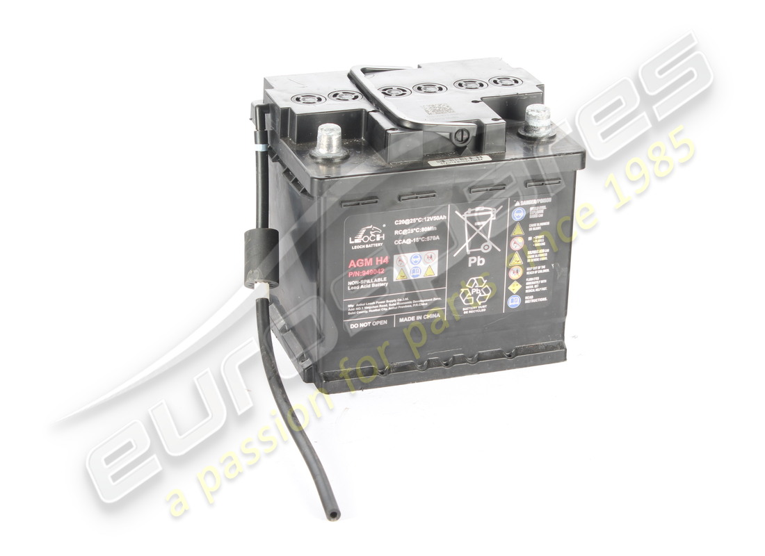 used ferrari battery leoch pb 50ah. part number 949042 (3)