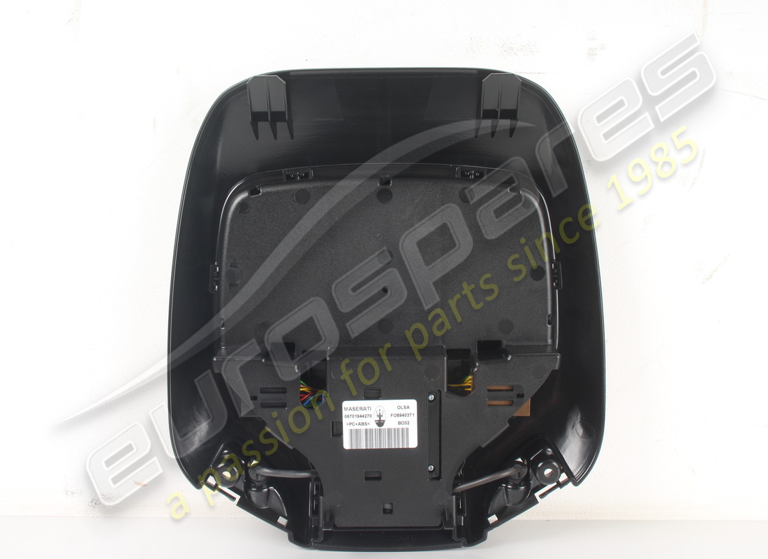 new maserati front dome light plate black. part number 670194427 (4)