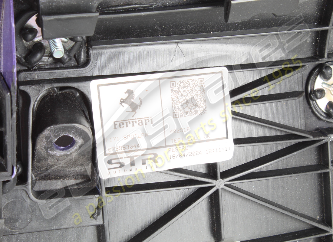 used ferrari complete lower spoiler cover. part number 985821727 (3)