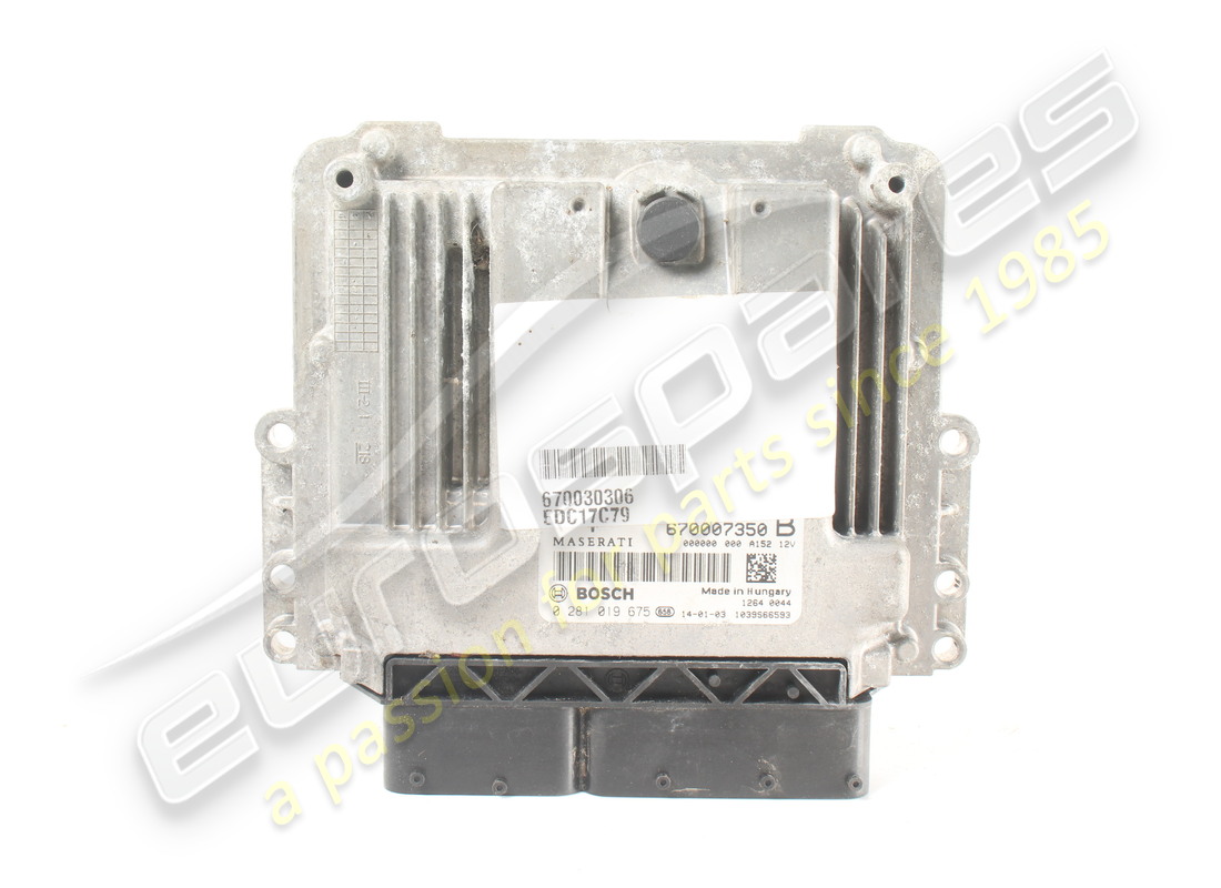 USED Maserati DIESEL IGNITION ECU (HW) . PART NUMBER 670007350 (1)