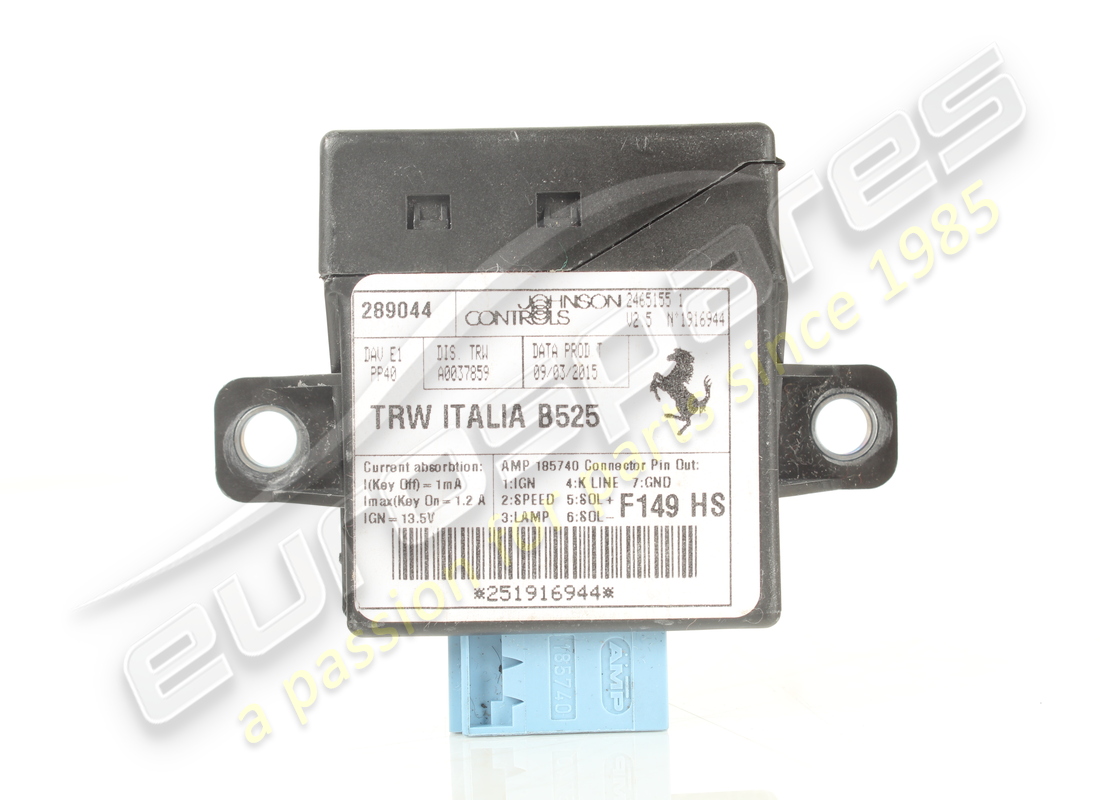 USED Ferrari HYDRAULIC STEERING CONTROL E . PART NUMBER 289044 (1)