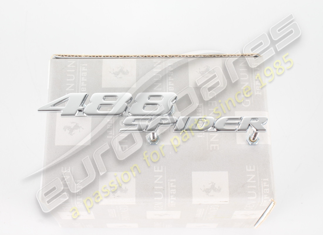 NEW FERRARI DASHBOARD SPIDER BADGE. PART NUMBER 87793300 (3) new ferrari dashboard spider badge. part number 87793300 (3)