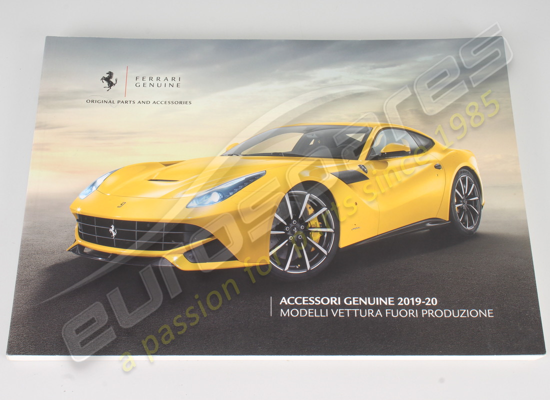 NEW FERRARI FG BROCHURE OUT OF RANGE CAR. PART NUMBER 95998254 (1) new ferrari fg brochure out of range car. part number 95998254 (1)