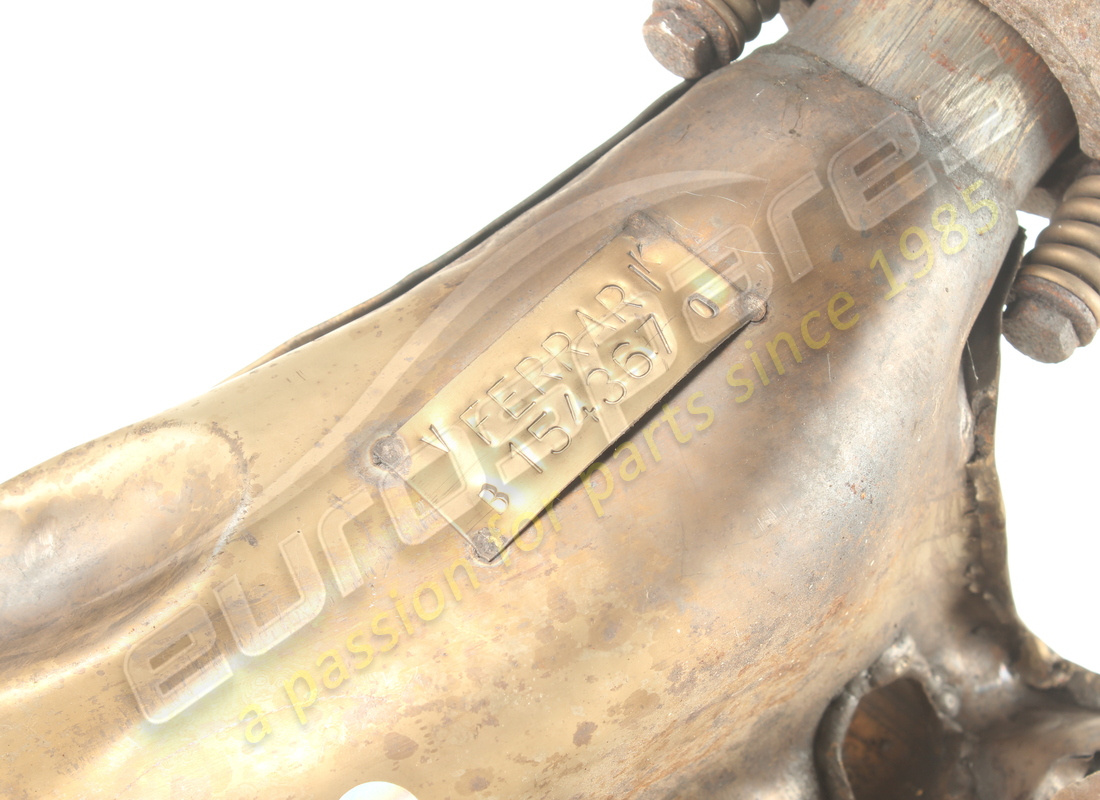 USED FERRARI LH REAR EXHAUST MANIFOLD. PART NUMBER 154367 (2) used ferrari lh rear exhaust manifold. part number 154367 (2)
