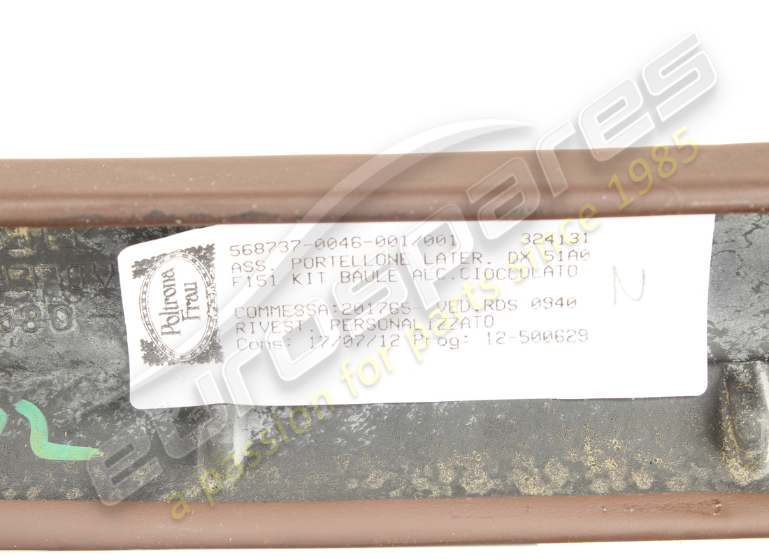 USED FERRARI RIVEST. PORTELLONE LAT. PELL. PART NUMBER 84112807 (3) used ferrari rivest. portellone lat. pell. part number 84112807 (3)