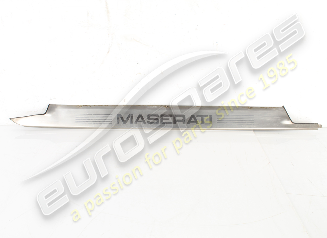 USED MASERATI FRONT LH CHROMED KICKPLATE. PART NUMBER 378305311 (1) used maserati front lh chromed kickplate. part number 378305311 (1)
