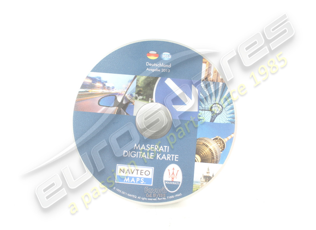 NEW MASERATI NAVIGATION MAP-EUROPE VERSIO. PART NUMBER 940000251 (2) new maserati navigation map-europe versio. part number 940000251 (2)