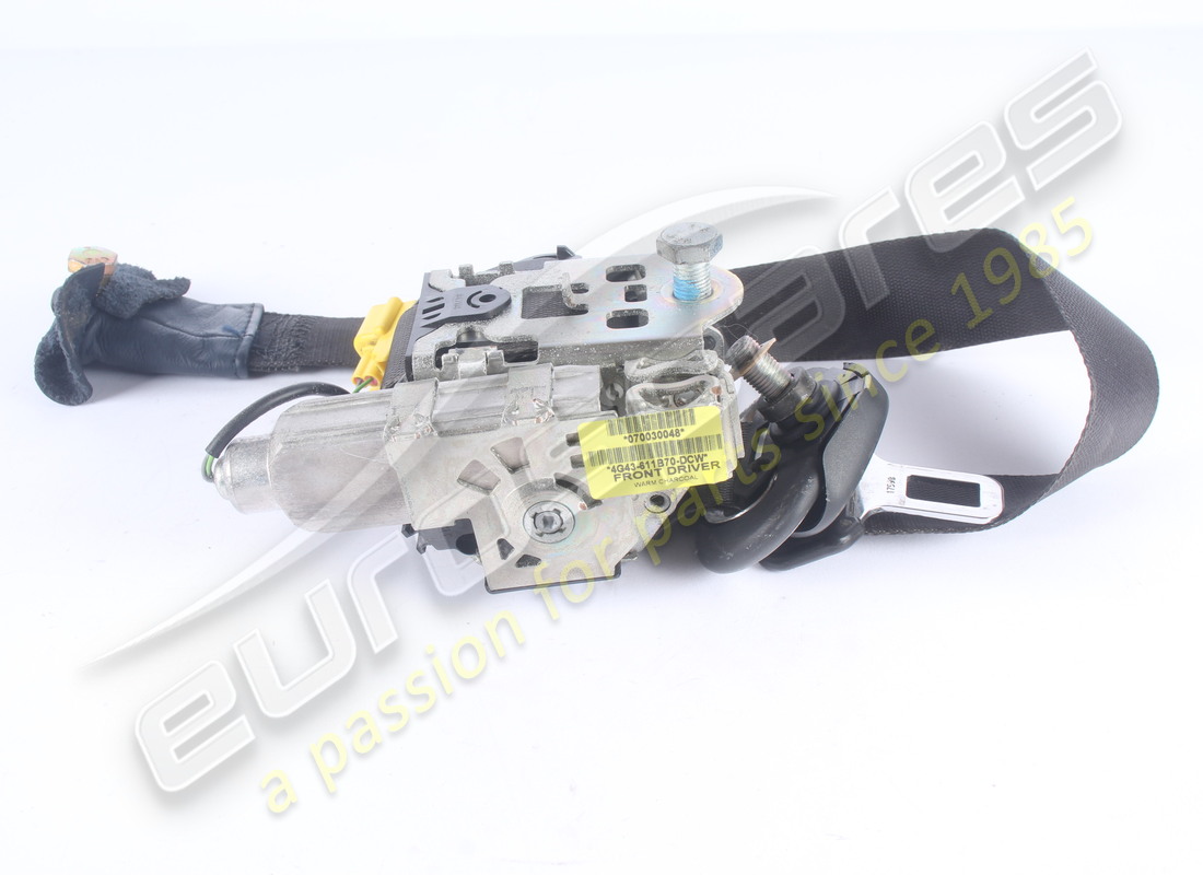 used aston martin seatbelt assembly, rh - warm charcoal. part number 4g43611b69dcw (2)