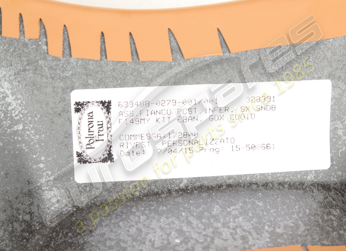 used ferrari lh lateral trim | cuoio [hide] (364011888). part number 86449229 (5)