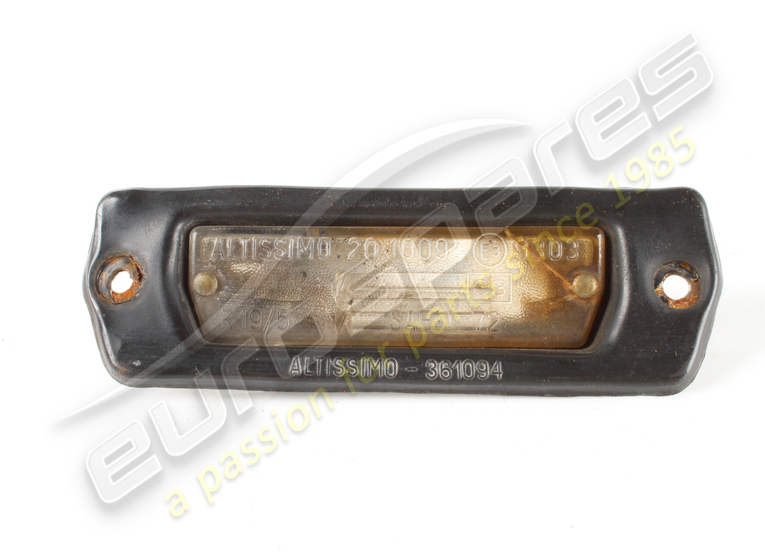 USED Ferrari NUMBER PLATE LIGHT . PART NUMBER 186180 (1)